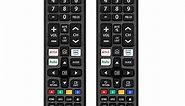 (Pack of 2) Newest Universal Remote Control for All Samsung TV Remote, Replacement Compatible with All Samsung LED LCD HDTV 3D Smart TVs Models