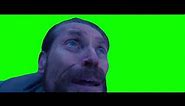 Willem Dafoe Looking Up Meme - Green Screen