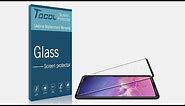 TOCOL Samsung Galaxy S10 & S10 Plus glass screen protector installation vedio