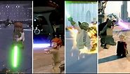 All 15 Prequel Jedi Lightsaber Animations and Combos - LEGO Star Wars The Skywalker Saga