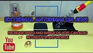 HOW TO MAKE EXTERNAL ANTENNAS FOR MOBILE PHONES AND JIOFI AT HOME, INCREASE DOWNLOAD UPLOAD SPEED