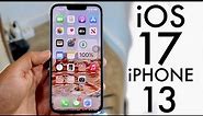 iOS 17 OFFICIAL On iPhone 13! (Review)