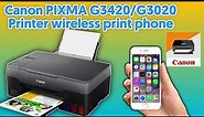 install Canon PIXMA G3420/G3020 Printer wireless network WI-FI driver mobail/i phone Inkjet/SELPHY.
