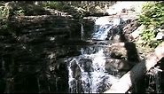 Hiking to the Meadow Grounds Lake Waterfall - Fulton County Pennsylvania
