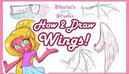 Starla's Sketchbook ~ How to Draw Wings!