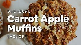 1-Bowl Carrot Apple Muffins (Vegan + GF) | Minimalist Baker Recipes