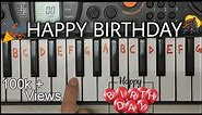 Happy birthday easy piano tutorial.