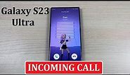 Samsung Galaxy S23 Ultra 2023 Incoming Call Over the Horizon