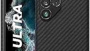 Thinborne Compatible with Samsung Galaxy S23 Ultra 5G Case - [Extremely Thin Aramid Fiber Cover], Minimalist Style with Carbon Fiber Textures