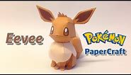 How to make Eevee Papercraft from Pokemon Go
