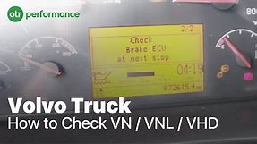 Volvo Truck Fault Codes - How To Check VN, VNL, VHD | OTR Performance