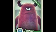 Monsters Inc and Monsters University Scare Cards