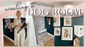 DIY UNDER THE STAIRS DOG ROOM | storage ideas, organization, & cute puppy decor! ✨🐾