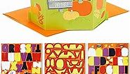 Hallmark Paper Wonder Pop Up Halloween Card, Pumpkin Patch (DIY Card with Sticker Sheets)