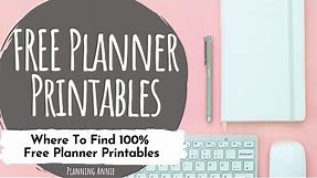 Free Planner Printables 2.0