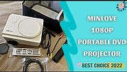 MINLOVE 1080P Portable DVD Projector Review & How To Use | Mini Video Movie Projector for Outdoor