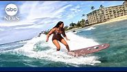 New wave of Hawaiian surfers look to reclaim sport's cultural spirit | Nightline
