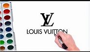 How to draw Louis Vuitton logo | louis vuitton - Logo design, Logo