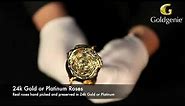 24k Gold Plated Roses | Real Roses Preserved in 24k Gold | 24k Gold Real Roses | Goldgenie | Video
