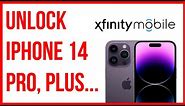 Unlock iPhone 14, 14 Plus, 14 Pro, 14 Pro Max Xfinity Mobile USA for Free