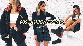 HOW TO STYLE 90s TRENDS IN 2019 ☆ mom jeans, plaid skirts, doc martens, etc!