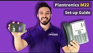 Plantronics M22 Headset Amplifier Set-up Guide