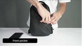 Crossbody Sling Bag Small Backpack for Women Men Lightweight One Strap Backpack