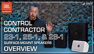 AV Solutions: JBL Control Contractor 23/25/28 On-Wall Speakers Overview + Specs | Sound Technology