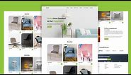 Responsive Furniture Website Using HTML CSS And JavaScript