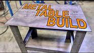 How to Build a METAL TABLE for Welding an Fabrication | DIY