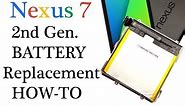 2013 Google Nexus 7 How to replace a battery