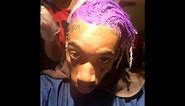 Wiz Khalifa Dyes His Hair Bright Purple Post-Breakup