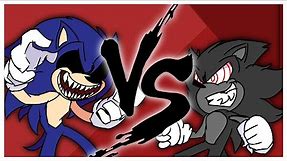 Sprite Battle | Fleetway Dark Super Sonic VS Sonic.EXE | Special 400+ subs!