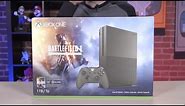 Battlefield 1 Xbox One S Console Unboxing (SPECIAL EDITION GREEN CONSOLE)