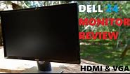 Dell 24 Monitor review - SE2416H 1080p HDMI / VGA