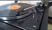 Dual CS 505-3 Audiophile Concept Vintage Turntable Demo Playing David Bowie - DJ