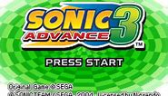 Sonic Advance 3 playthrough ~Longplay~