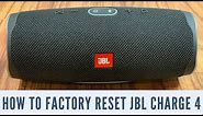 How to Factory Reset JBL Charge 4 Bluetooth Speaker