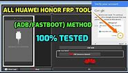 All Huawei/Honor FRP Tool | (MTP/ADB/fastboot) Method | 100% tested Exclusive