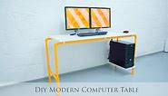DIY Modern Computer Table
