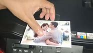How to print 3R photo paper using the rear feed slot