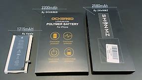 High-capacity batteries extend the life of your iPhone... sometimes