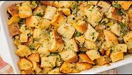How To Make The Best Thanksgiving Stuffing | Delish Insanely Easy