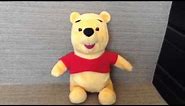 Talking Winnie the Pooh Plush Toy Stuffed Animal 9" 1998 Mattel