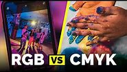 What is RGB vs CMYK Colors?