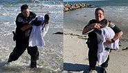 Deputies rescue pelican with fishing line around wing, bill and fish hook in mouth