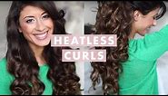 Heatless Curls Hair Tutorial