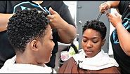 Salon Visit| CURL DEFINING Set on 4C Hair - Ep.2