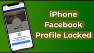 How To Lock Facebook Profile on iPhone | Facebook Profile Locked | Apple info