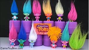 Dreamworks Trolls Blind Bags Series 1 Series 2 Names Review Toys Collection Fun Playing for Kids